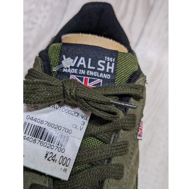 Walsh(ウォルシュ)の展示未使用品★WALSH ウォルシュ LA'84 オリーブ 22cm相当 UK3 レディースの靴/シューズ(スニーカー)の商品写真