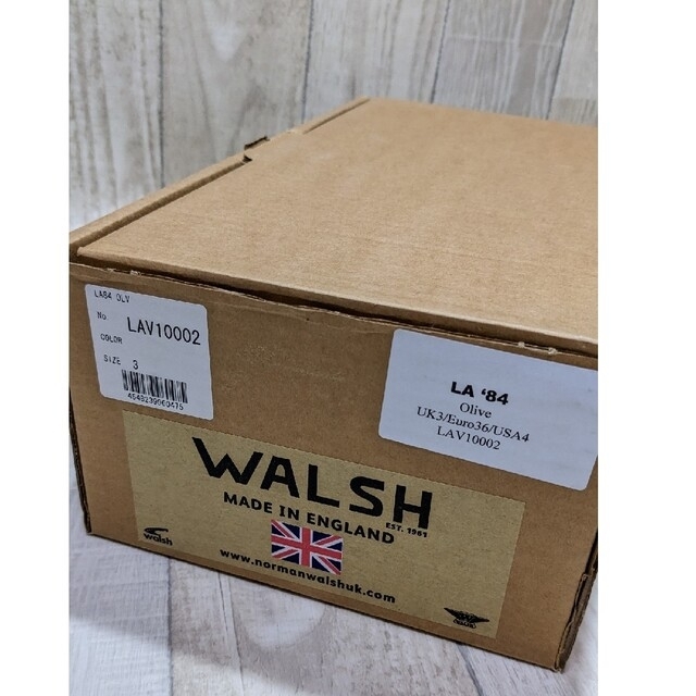 Walsh(ウォルシュ)の展示未使用品★WALSH ウォルシュ LA'84 オリーブ 22cm相当 UK3 レディースの靴/シューズ(スニーカー)の商品写真