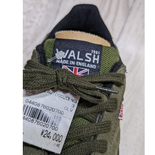 Walsh(ウォルシュ)の展示未使用品★WALSH ウォルシュ LA'84 オリーブ 22cm相当 UK3 レディースの靴/シューズ(スニーカー)の商品写真