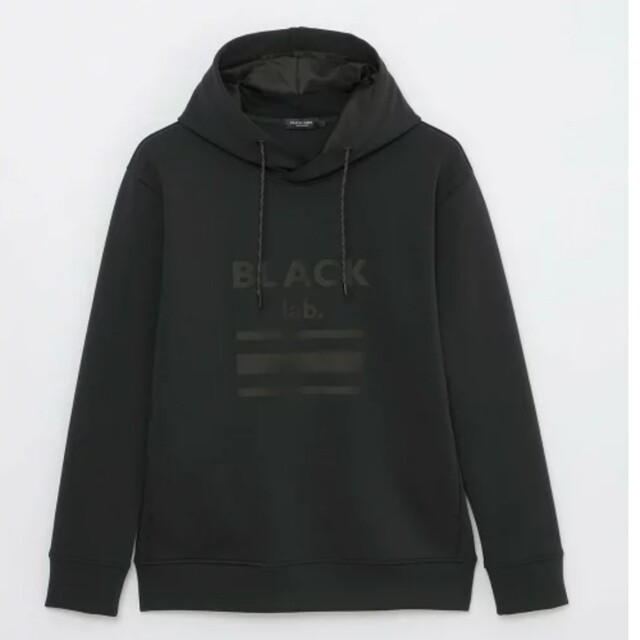 新品】ブラックレーベルクレストブリッジ パーカー 黒 L バーバリー