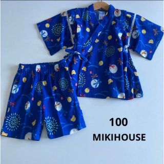 ミキハウス(mikihouse)の専用！ミキハウス　甚平　浴衣　上下セット　プッチー君　花火　100 春　夏　(甚平/浴衣)