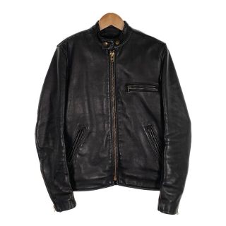 VANSON   バンソン B レザー シングルライダースジャケット ライナー付