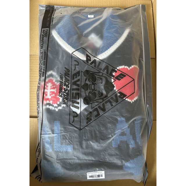 グレーXL palace evisu フーディー　パーカー　パレス　新品　エビス