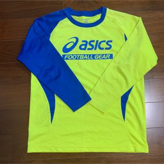 アシックス(asics)のサッカー プラシャツ 長袖 160 アシックス イエロー 黄色 キーパー(ウェア)