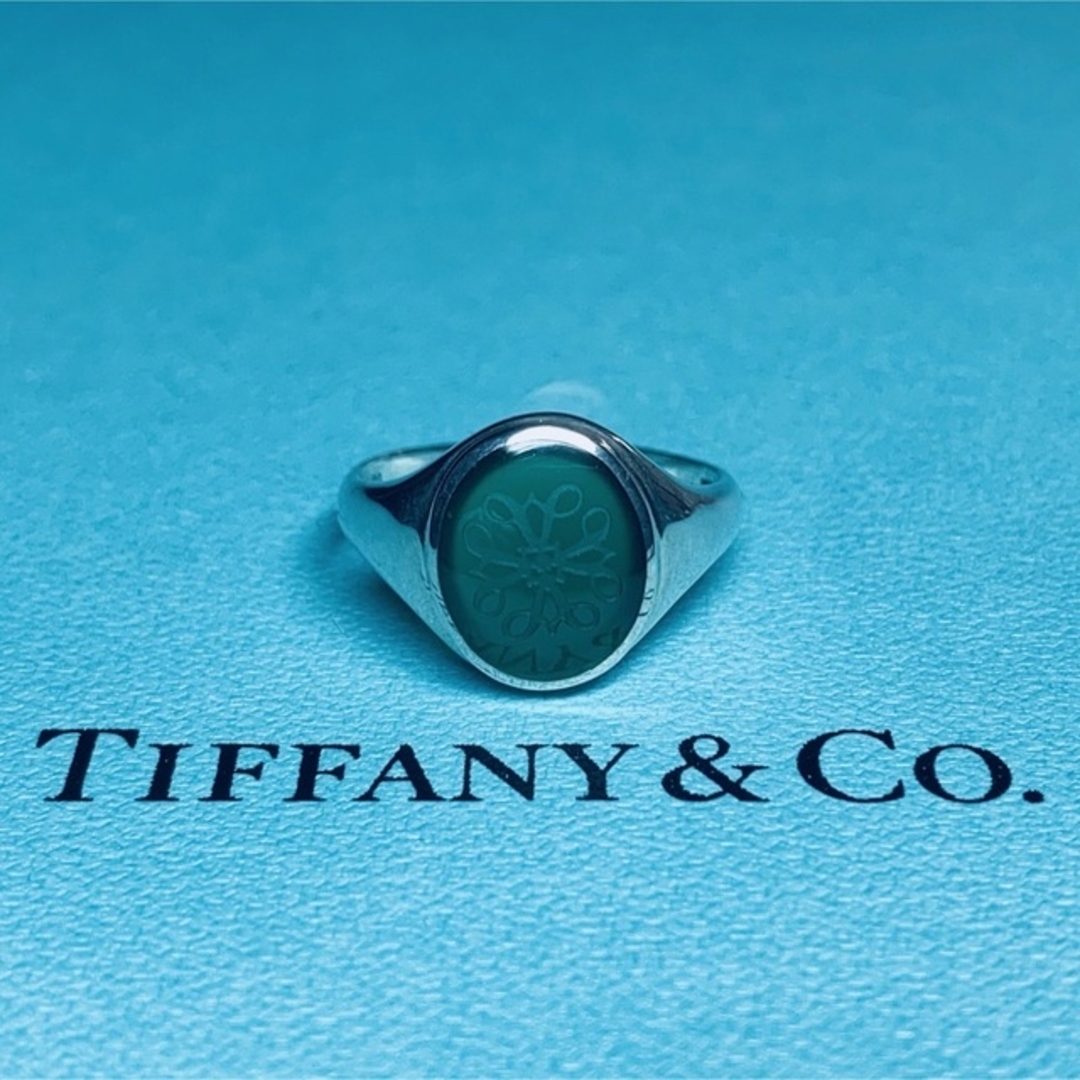 Tiffany & Co.   VINTAGE TIFFANYティファニー グリーンカルセドニー