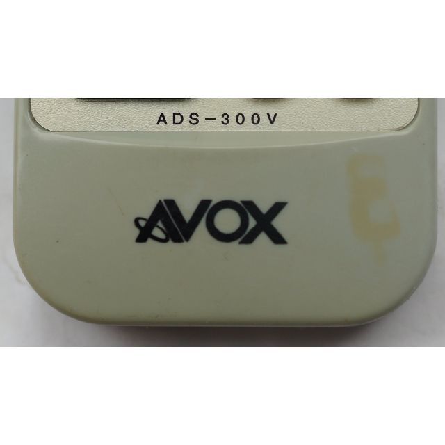 アボックス DVDプレーヤー リモコン ADS-300V ( #5433 ) スマホ/家電/カメラのテレビ/映像機器(DVDプレーヤー)の商品写真