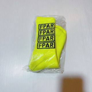 ダブルタップス(W)taps)のFPAR フォーティーパーセント ソックス 靴下 グリーン ライム ロゴ SOX(ソックス)