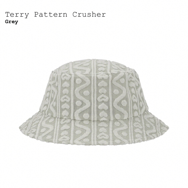 supreme Terry Pattern Crusher ハットメンズ