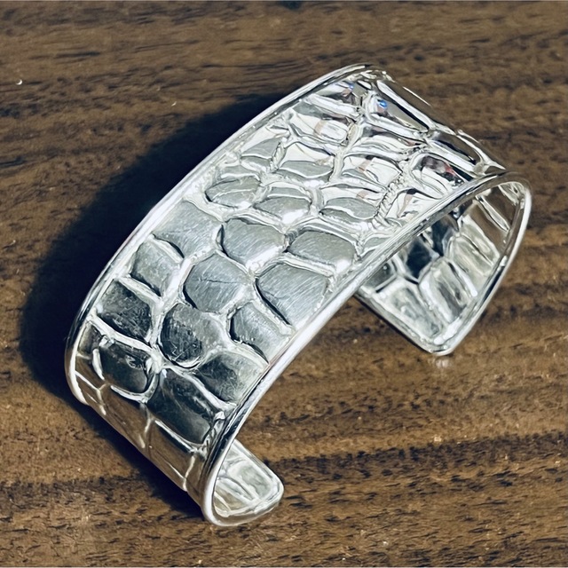 VINTAGE TIFFANY ティファニー クロコダイル カフ ブレスレット