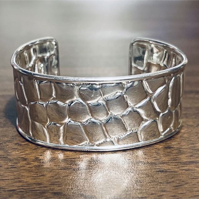 VINTAGE TIFFANY ティファニー クロコダイル カフ ブレスレット