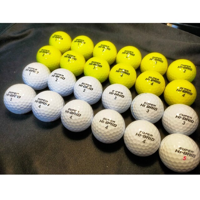 DUNLOP(ダンロップ)のスーパーハイブリッド  24球 ダンロップ ロストボール ゴルフボール スポーツ/アウトドアのゴルフ(その他)の商品写真