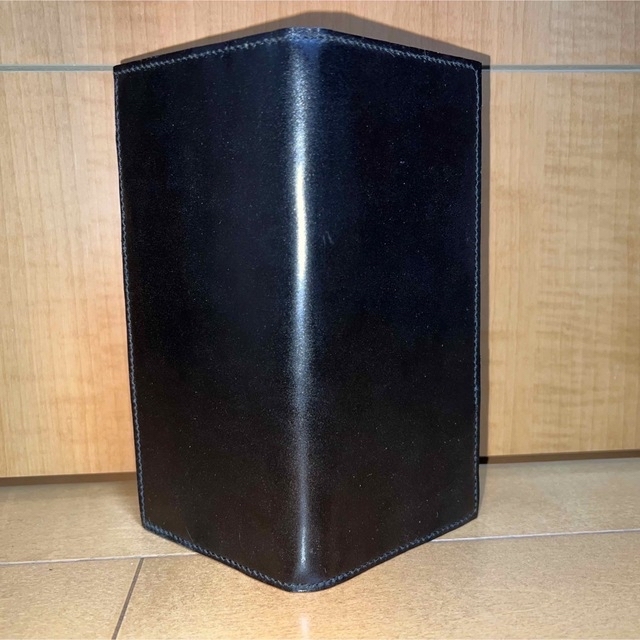 新喜皮革オイルグレージングコードバン 長財布 ハンドメイド 新喜皮革オイルグレージングコードバン 長財布 ハンドメイド