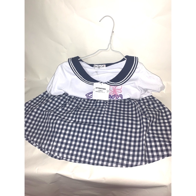 新品、150㎝セーラーの可愛いワンピースです。 キッズ/ベビー/マタニティのキッズ服女の子用(90cm~)(ワンピース)の商品写真