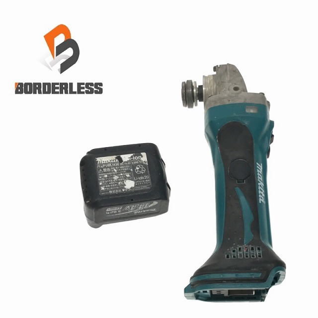 ☆品☆makita マキタ 14.4V 充電式ディスクグラインダー GA400D ...
