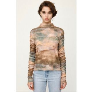 完売品 未使用 SLYスライ PALE SMOKE TOPS シアーカットソー