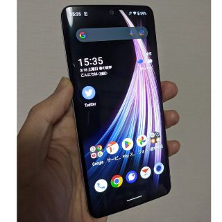 アクオス(AQUOS)のAQUOS zero2 SHV47 SIMロック解除済 ミスティホワイト(スマートフォン本体)