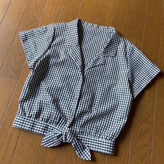 グレイル(GRL)の美品☆グレイル ギンガムチェック シャツ(シャツ/ブラウス(半袖/袖なし))