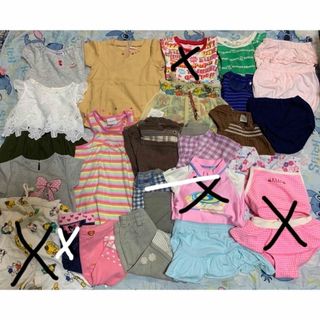 ミキハウス(mikihouse)の20着ブランドたっぷり！80 90 95女の子新品まとめ売り保育園キッズ春夏(その他)