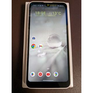 シャープ(SHARP)の☆SIMフリー新品同様！AQUOS wish2！ホワイト☆(スマートフォン本体)