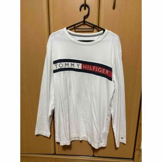 トミーヒルフィガー(TOMMY HILFIGER)のTommy 長袖　ロンT 白(Tシャツ/カットソー(七分/長袖))