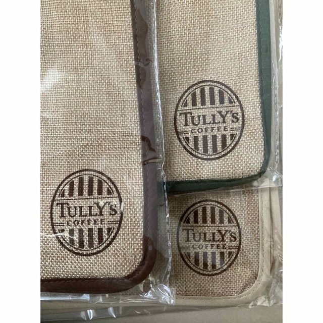 TULLY'S COFFEE(タリーズコーヒー)のタリーズ　麻風　ミニトートバッグ　エコバッグ　３点セット　新品 レディースのバッグ(トートバッグ)の商品写真