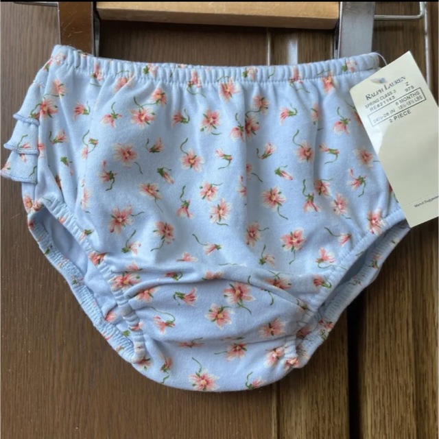 Ralph Lauren(ラルフローレン)の新品！ラルフローレン　半袖　フレア　ワンピース　お花　パンツ　セット　春　夏 キッズ/ベビー/マタニティのベビー服(~85cm)(ワンピース)の商品写真