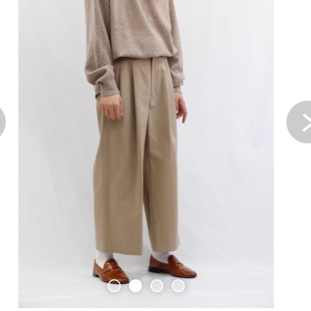 URU(ｳﾙ) 2TUCK WIDE PANTS