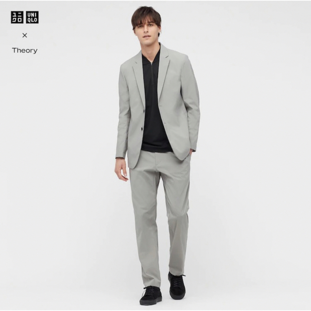 ユニクロ セオリー UNIQLO Theory 感動ジャケット ライトグレー M | フリマアプリ ラクマ