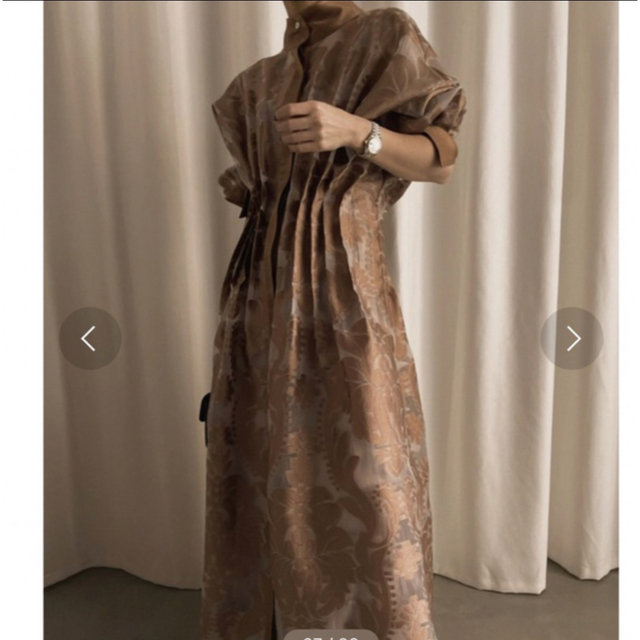 ameri vintage ヴィンテージ ジャガード ドレス-