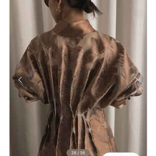 Ameri VINTAGE - AMERI シアージャガードドレス Mの通販 by vanilla's