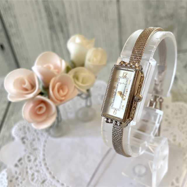 高品質の激安 - agete 【動作OK】agete 腕時計 ゴールド 0.014ct