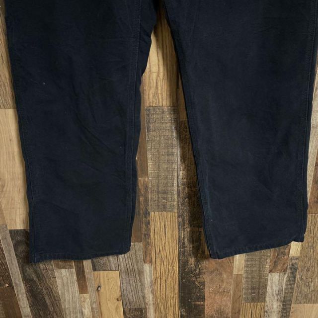 セール 60%OFF カーハート メンズ ペインターパンツ 黒 ロゴ ビッグ