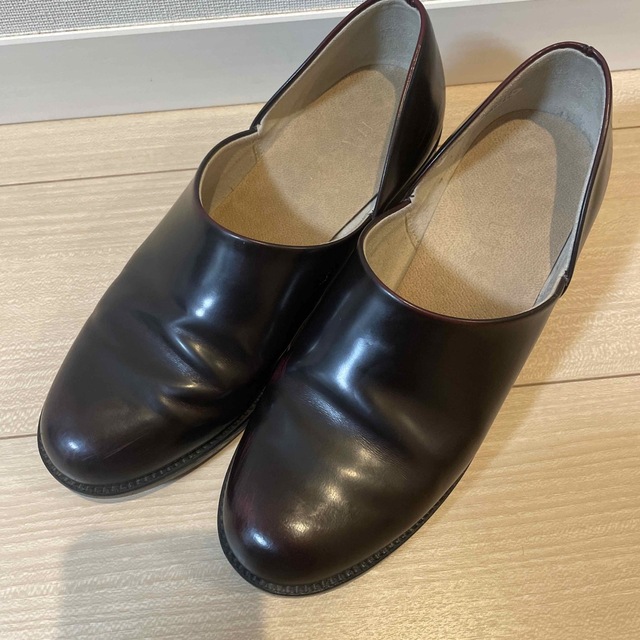 HARUTA(ハルタ)のハルタ　スポックシューズ　25cm 茶色　レッドブラウン レディースの靴/シューズ(ローファー/革靴)の商品写真