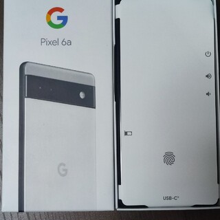 グーグルピクセル(Google Pixel)のGoogle Pixel 6a 128GB Chalk(スマートフォン本体)
