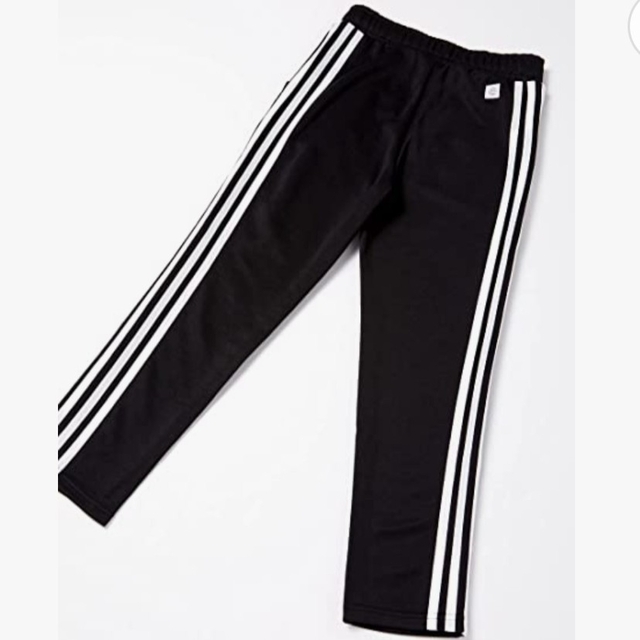 adidas(アディダス)の[アディダス] ジャージボトム キッズ トラックスーツ パンツ ブラックJ130 キッズ/ベビー/マタニティのキッズ服男の子用(90cm~)(パンツ/スパッツ)の商品写真