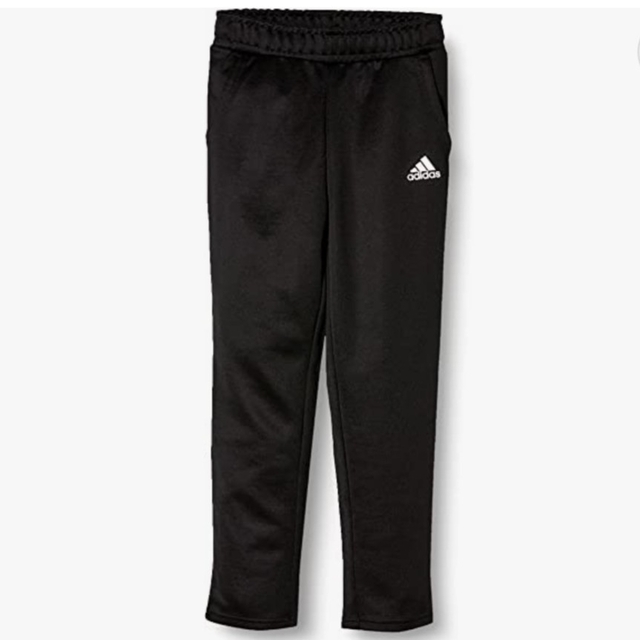 adidas(アディダス)の[アディダス] ジャージボトム キッズ トラックスーツ パンツ ブラックJ130 キッズ/ベビー/マタニティのキッズ服男の子用(90cm~)(パンツ/スパッツ)の商品写真