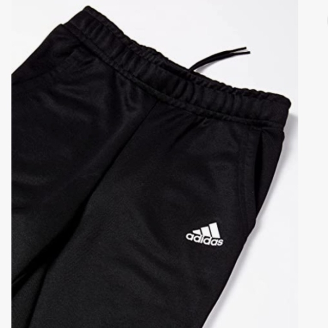 adidas(アディダス)の[アディダス] ジャージボトム キッズ トラックスーツ パンツ ブラックJ130 キッズ/ベビー/マタニティのキッズ服男の子用(90cm~)(パンツ/スパッツ)の商品写真