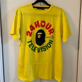 A BATHING APE アベイシングエイプ 半袖 TシャツⓂ️イエローカモ