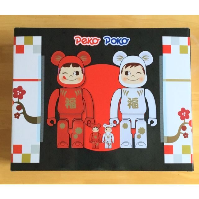 BE@RBRICK 達磨 ペコちゃん & ポコちゃん 100% & 400% | www.jarussi