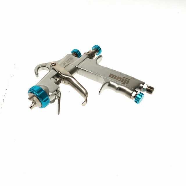 ☆未使用品☆meiji メイジ 自動車補修用ハンドスプレーガン F-ZERO TypeT 塗装カップ 4GF-U 付き 明治機械製作所 69193