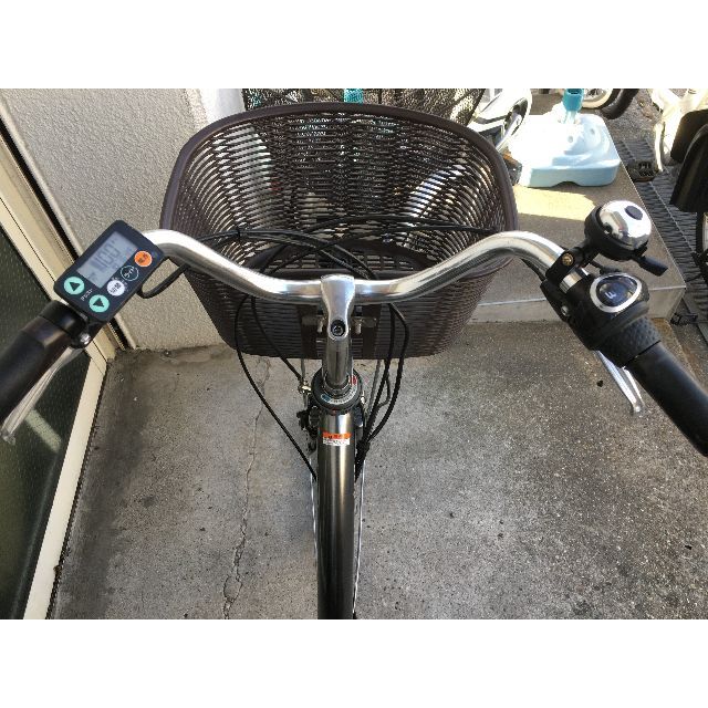 地域限定送料無料　パス　チア　新基準　12,8AH　シルバー　神戸　電動自転車