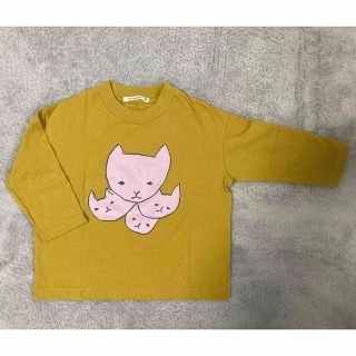 ミナペルホネン(mina perhonen)の【90cm】ネコ柄 kissa カットソー(Tシャツ/カットソー)