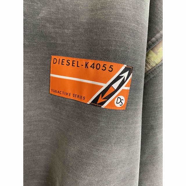 ★新品タグ付き★希少XL★クルーネックスウェットDIESELディーゼル 切り替え