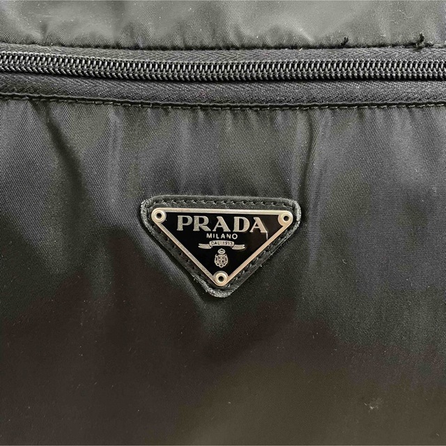 激レア値下✨PRADA2wayキャリーバッグ　ボストン　ゴロ　ネームタグ付き