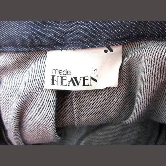 made in HEAVEN(メイドインヘブン)のcry.【フリーサイズ】made in heaven デニムフレアスカート レディースのスカート(ひざ丈スカート)の商品写真