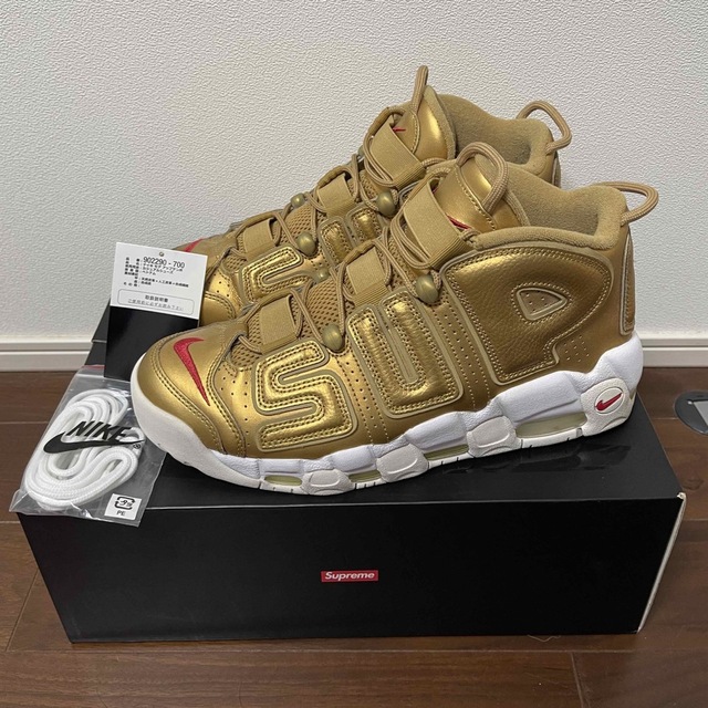 SUPREME × NIKE AIR MORE UPTEMPO 28cm