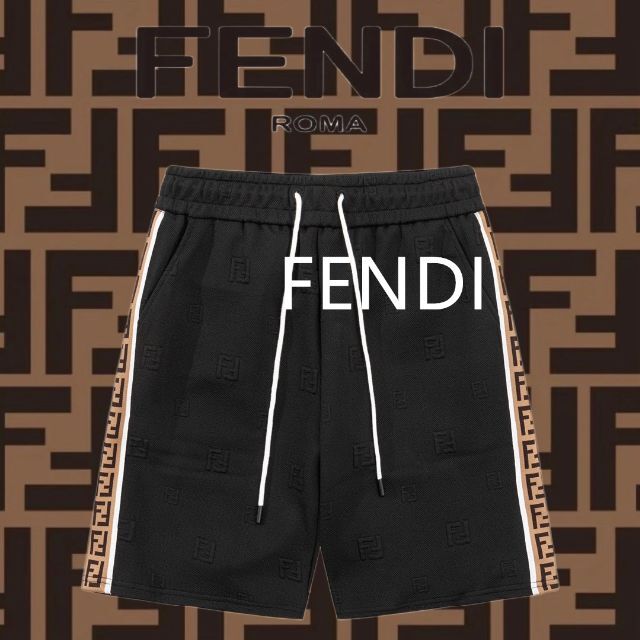 FENDI カリグラフィー ウールショートパンツ 40 史上最も激安
