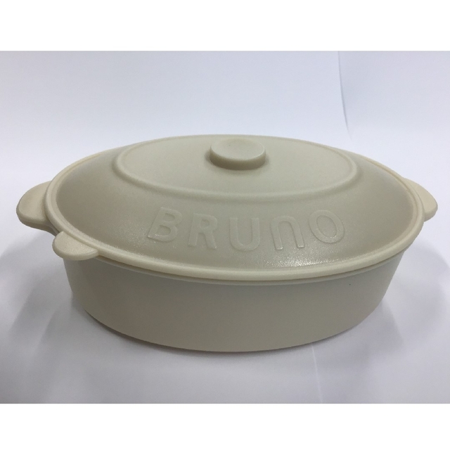 BRUNO(ブルーノ)のブルーノ　オーバルホットプレート型　ランチボックス インテリア/住まい/日用品のキッチン/食器(弁当用品)の商品写真