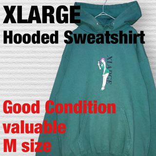 エクストララージ(XLARGE)の【稀少モデル.匿翌配送】X-LARGE★スウェット　パーカー　センターロゴ　美品(パーカー)