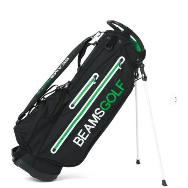 BEAMS GOLF / new スタンド キャディバッグ 3■ブラック スポーツ/アウトドアのゴルフ(バッグ)の商品写真